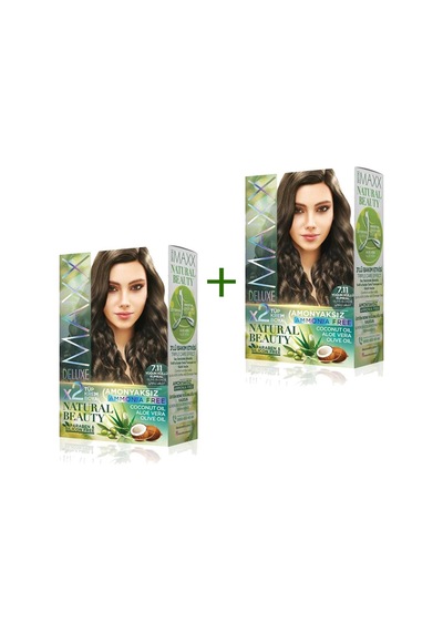 2 Paket Natural Beauty Amonyaksız Saç Boyası 7.11 Yoğun Küllü Ku