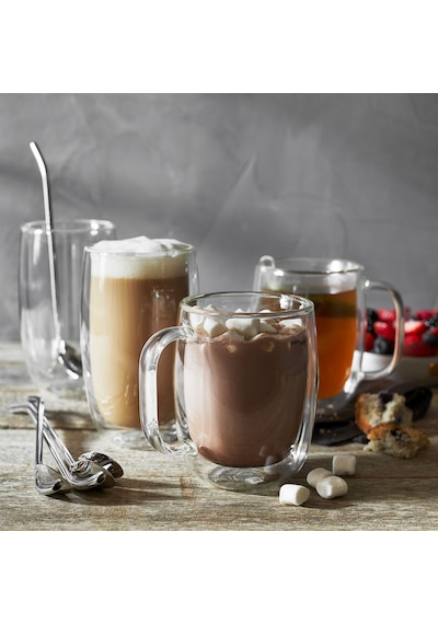 Zwilling Sorrento Plus Latte Bardağı 2 Parça 450 Ml Şeffaf