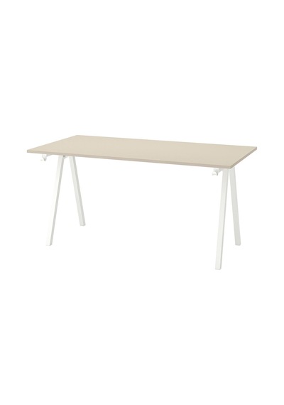 Masa İskeleti, Beyaz, 140/160 Cm Beyaz Masa İskeleti, Beyaz, 140/160 Cm Beyaz