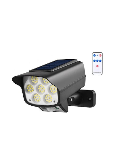 UpWay Sahte Kamera Görünümlü Güneş Enerjili 63 LED Solar Lamba Ay