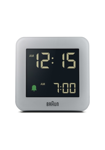 Braun Bc09g Gri Dijital Alarmlı Masa Saati Brn.bc09g