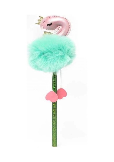 Misyon Flamingo Ponpon Başlıklı Yumurtlayan Kalem Msy-454a Çok Renkli