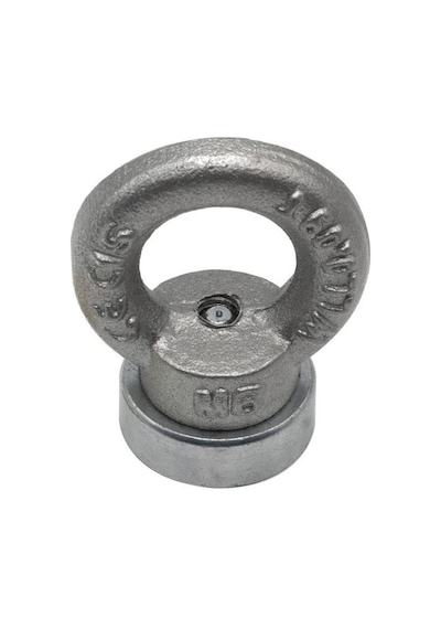 Çok Güçlü Deniz Mıknatısı - Fishing Magnet - Neodyum Daimi Çelik Mıknatıs - Halkalı Pot Mıknatı