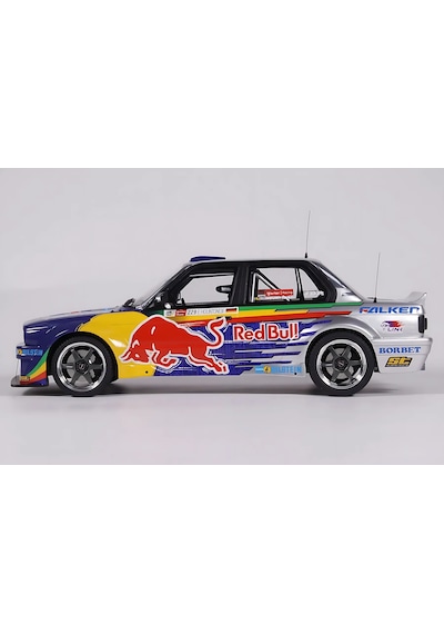 1:18 Ölçek Otto 2023 Bmw M3 E30 V8 229 Red Bull Driftbrothers Resin Kapalı Minyatür Model Araba 25cm