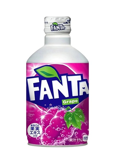 Fanta Japan Grape Metal Bottle 300 ML