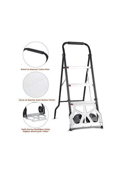 Duffmart PR2380A Pro Merdivenli Katlanır Paket Taşıma Arabası 80 KG