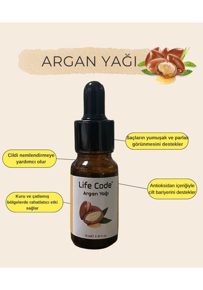 %100 Argan Yağı 10 ML