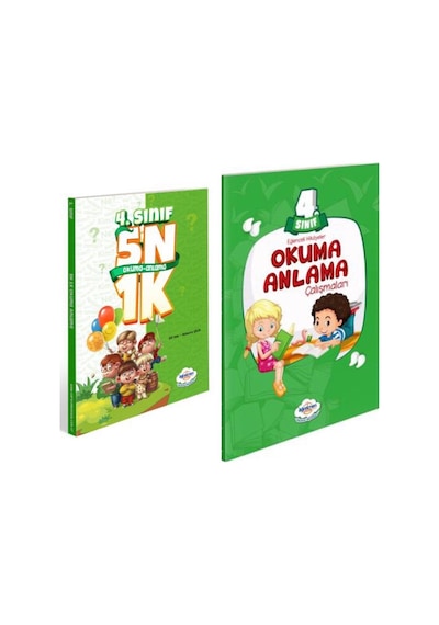 Öğretmen Evde Yayınları 4. Sınıf 5N1K / Okuma Anlama Çalışmaları