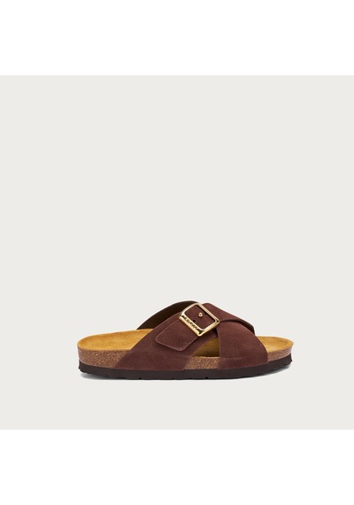 Cocoa Terlik Kadın 17b3 Frau Velour-s Cocoa