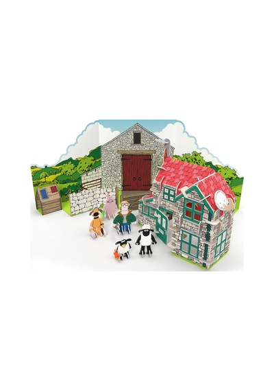 Playpress - Story Playset - Shaun The Sheep Mossy Bottom