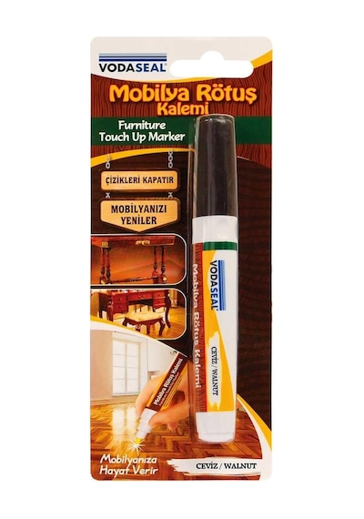 Vodaseal Mobilya Rötuş Kalemi, Ceviz Blisterli