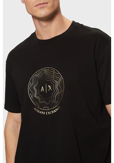 Armani Exchange Erkek T Shirt Xm000328 Af10364 Uc001 Siyah Siyah