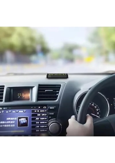 Mıknatıslı Açılır Kapanır Araç Telefon Numarası Parkmatik