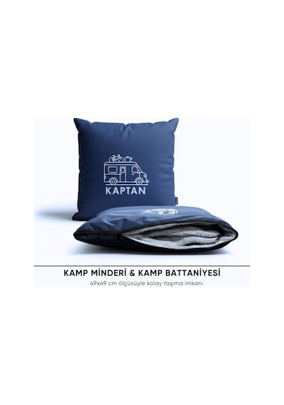 Argeus Kamp Minderi & Katlanabilir Polar Kamp Battaniyesi - Tv Battaniye - Acil Durum Battaniyesi - 200  x 180 CM
