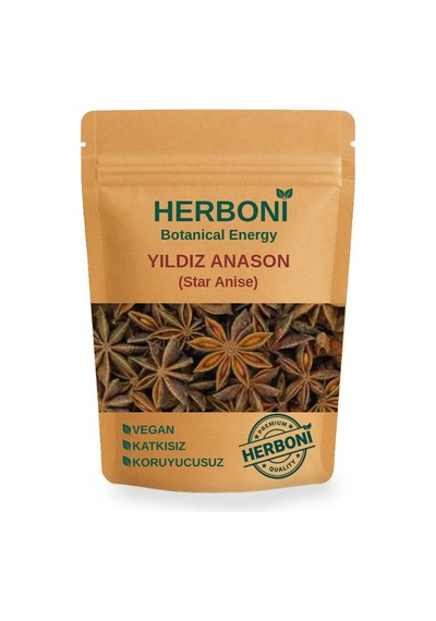 Yıldız Anason 50gr ,star Anise, Whole Star Anise, Badian, Doğal Ve Katkısız