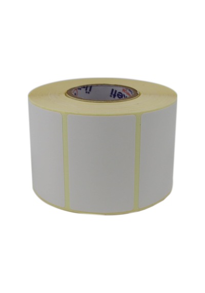 Lexroo Kuşe Etiket 60mm X 40mm Ruloda 1000 Adet 40mm Kuka Çapında Baskısız Barkod Yazıcı Etiketi Diğer