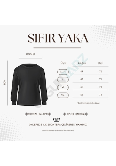 Uyguntarz Unisex Happycherry Tasarım Basklı Sweatshirt beyaz