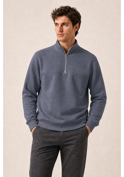Redline Krivs Bisiklet Yaka Regular Fit Kışlık Sweatshirt Antrasit