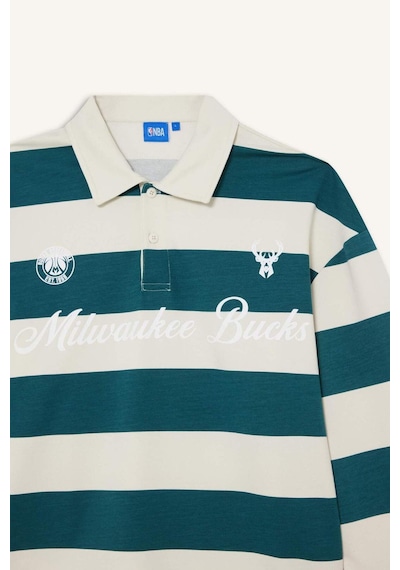 Defacto Nba Milwaukee Bucks Boxy Fit Polo Yaka Sweatshirt F5127ax25aubg662 Bej-bg662 Defacto Nba Milwaukee Bucks Boxy Fit Polo Yaka Sweatshirt F5127ax25aubg662 Bej-bg662