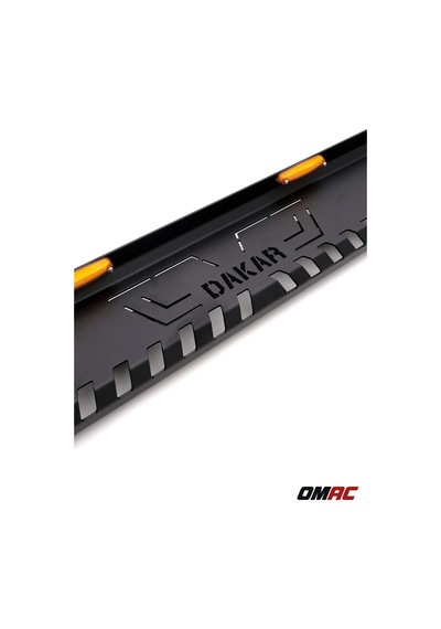 Isuzu D-max 2005-2012 Uyumlu Araca Özel Dakar Led V1 Yan Basamak Siyah
