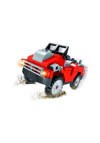 Ausini City Kırmızı Jeep127 Parça