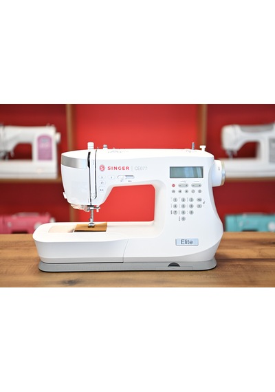 Sınger Elite Ce677 Elektronik Ev Tipi Dikiş Makinesi Beyaz