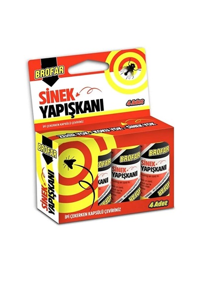 Sinek Yapışkanı Zehirsiz Kokusuz 4 Lü Kapsül
