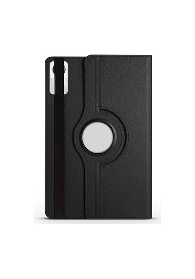 Lenovo Tab M11 / K11 11 Inç Kılıf Koruyucu 360 Dönebilen Standlı Pu Deri Tablet Ön Arka Kapak Siyah