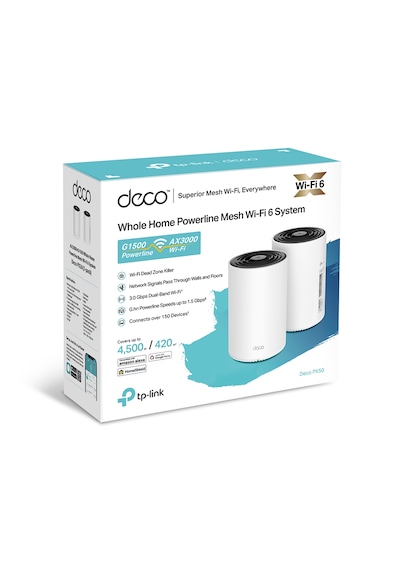 Tp-link Deco PX50 2'li Wi-fi 6 AX3000 + G1500 Tüm Ev Mesh Wifi Sistemi