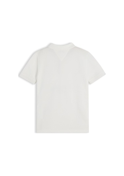 Tommy Hilfiger Erkek Çocuk Flag Beyaz Polo Yaka T-shirt-13114