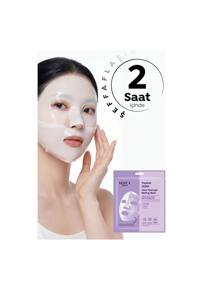 Dermal Seoul Face Gül Rose Pdrn Onarıcı Glow Hidrojel Maske Ve Peptid Eriyen Maske