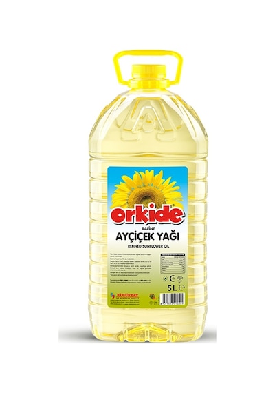 ORKİDE AYÇİÇEKYAĞI 5 LT PET ŞİŞE
