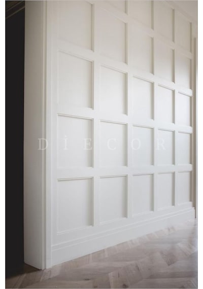 Diecor Dekoratif Boyanabilir 25 Adet 7,5 Cm Polistren Duvar Çıtası Beyaz 70 X 10 Model:xa147