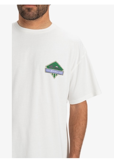 Quiksilver Crystal Jet Erkek Beyaz Tişört Eqyzt08023 Beyaz