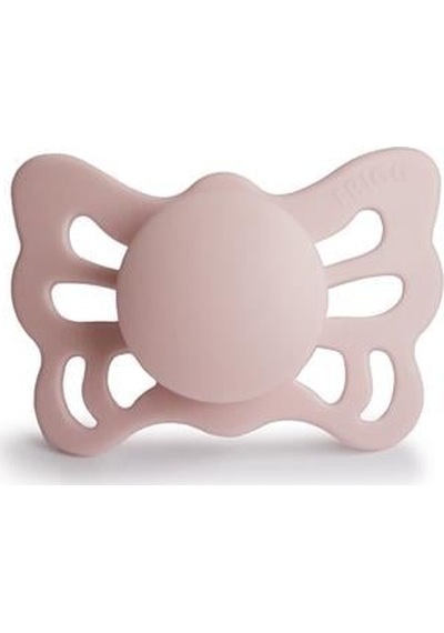 Frıgg Butterfly Silikon Emzik - Blush 0-6 Ay Gold - Mavi