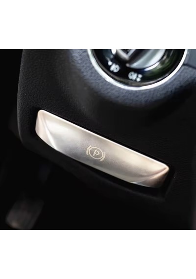 Mercedes Benz W204 El Freni Kolu Kaplaması Metal Gümüş