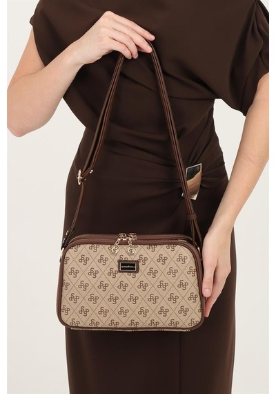 Silver & Polo Kadın Çapraz Çanta Sp899 Bej - Kahverengi