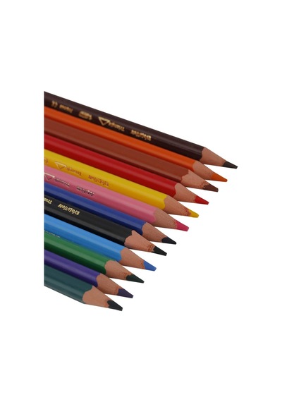 Bic Kids Evolution Üçgen Jumbo Kuru Boya Kalemi, 12'li Kutu, 2 Ya Diğer