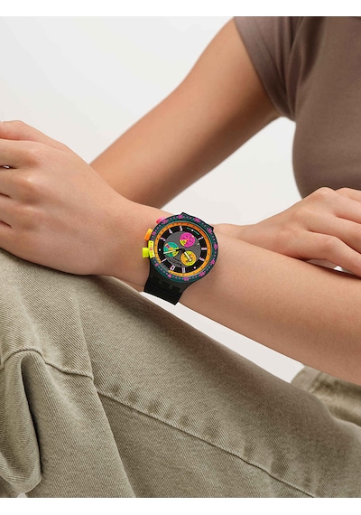 Swatch Sb02b104 Erkek Kol Saati Çok Renkli
