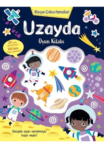 Keçe Çıkartmalar - Uzayda Oyun Kitabı - Dlkj-877988