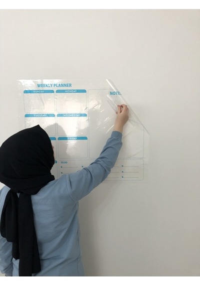 Weekly Planner Haftalık Planlayıcı Takvim Yazı Tahtası Akıllı Kağ