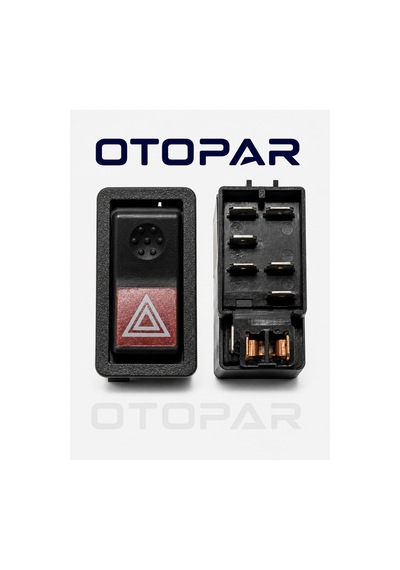 011734 Anahtar 4lü Flaşör Ford Cargo Noktalı