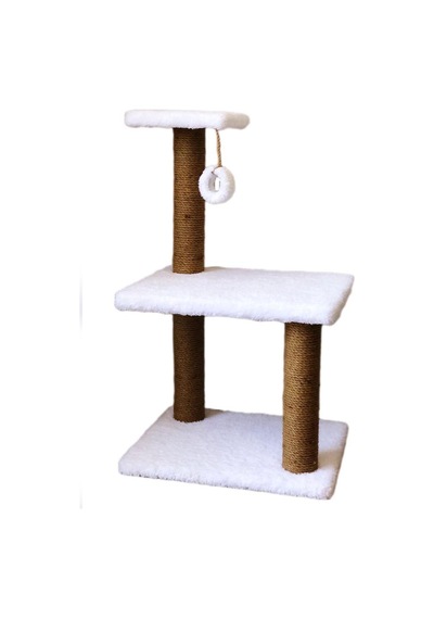 Petitopya İki Katlı Geniş Taban Lüx Kedi Tırmalama Tahtası 67 CM