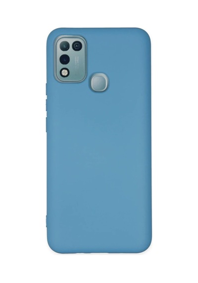 İnfinix Hot 10 Play Kılıf Nano İçi Kadife Silikon - Mavi 0.2M-Çok Renkli