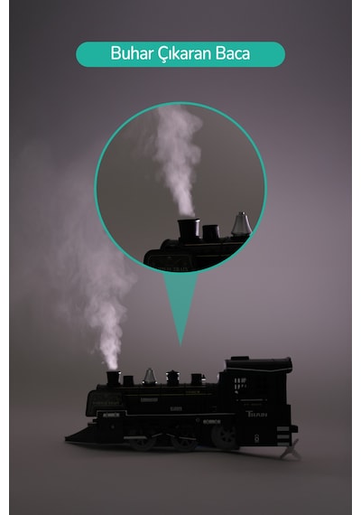 Işıklı Ve Sesli Buharlı Tren Set 15 Parça