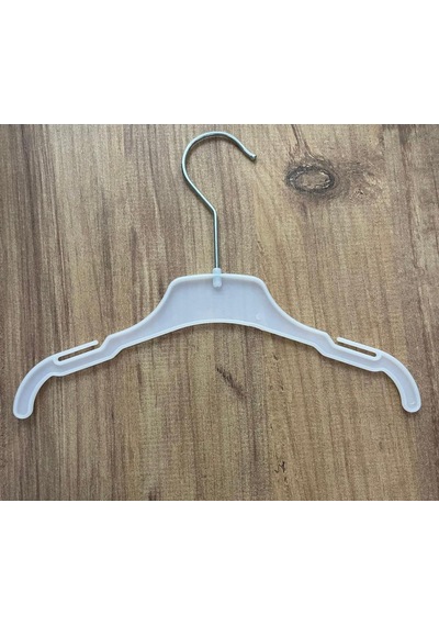 15 Adet 26 Cm Beyaz Bebek Kıyafet Askısı
