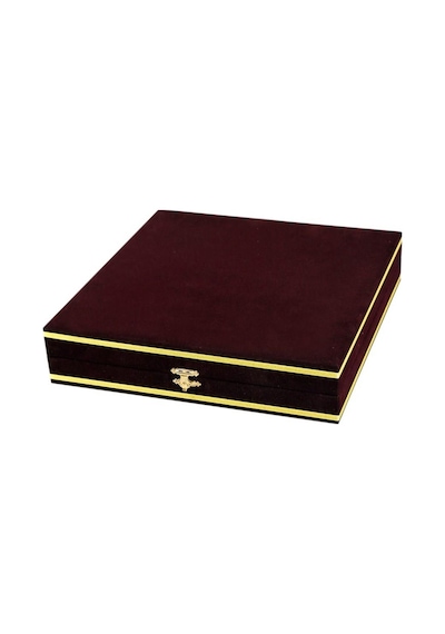 Kadife Kutu BORDO - 20CM KARO