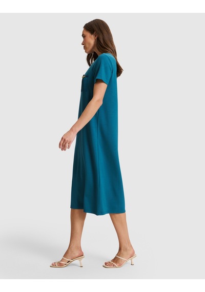 Pierre Cardin Koyu Yeşil Regular Fit Örme Elbise 50319868 Vr079