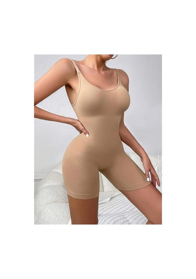 Fit Women Body Yüksek Bel Tam Boy 9050 Bej