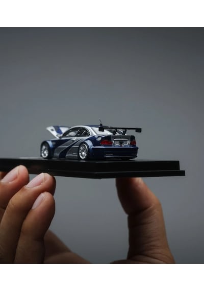 Mj Model 1/64 Bmw M3 Gtr E46 Need For Speed Most Wanted Pleksi